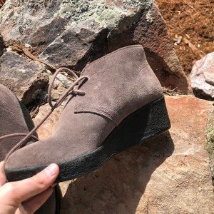 Clarks Suede Booties